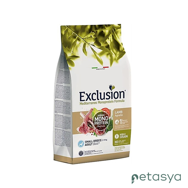 Exclusion Monoprotein Kuzulu ve Narlı  Düşük Tahıllı Küçük Irk Yetişkin Köpek Maması 2kg