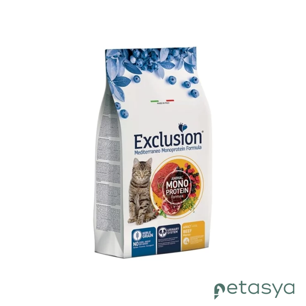 Exclusion Monoprotein Sığırlı ve Narlı  Düşük Tahıllı Yetişkin Kedi Maması 1,5kg