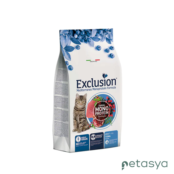Exclusion Monoprotein Ton Balıklı Narlı ve  Yaban Mersinli Düşük Tahıllı Yetişkin Kedi Maması 1,5kg
