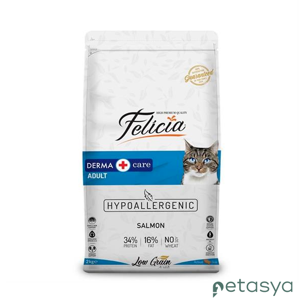 Felicia HypoAllergenic Somonlu Düşük Tahıllı  Yetişkin Kedi Maması 12kg