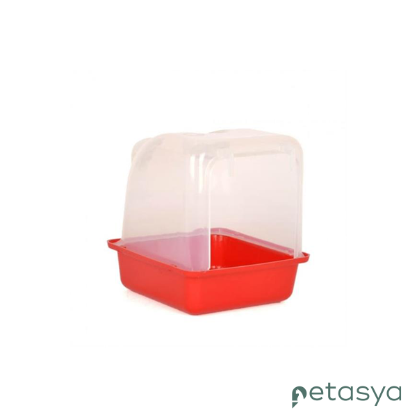 Fit Fly Kuşlar için Plastik Banyo 25x18x20 cm