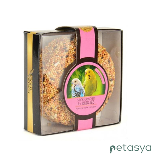 GGold Wings Premium Ballı  Muhabbet Kuşu Krakeri 2,5x10cm