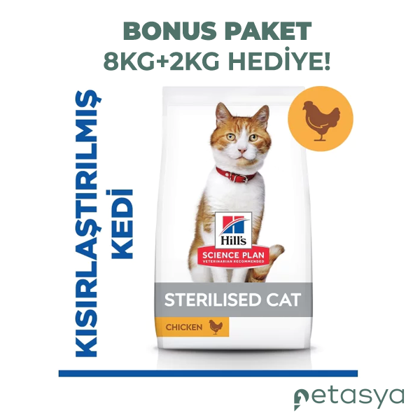 Hills Ton Balıklı Kısırlaştırılmış  Kedi Maması 8kg+2kg HEDİYE!