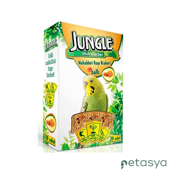 Jungle Ballı Muhabbet Kuşu Krakeri (10lu)