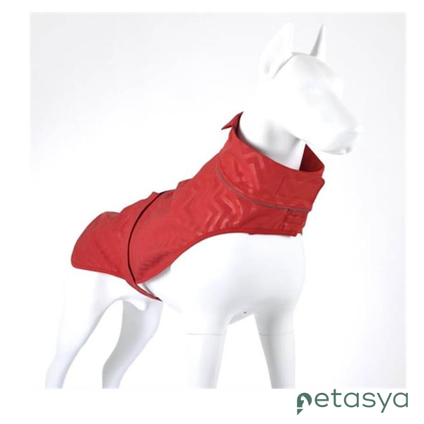 Lindo Softshell Red Stripe Köpek Yağmurluk(Beden3)