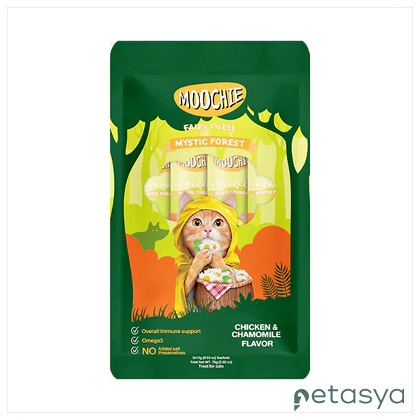 MOOCHIE Tavuklu ve Papatyalı  Sıvı Kedi Ödül Maması 15gr (5li)