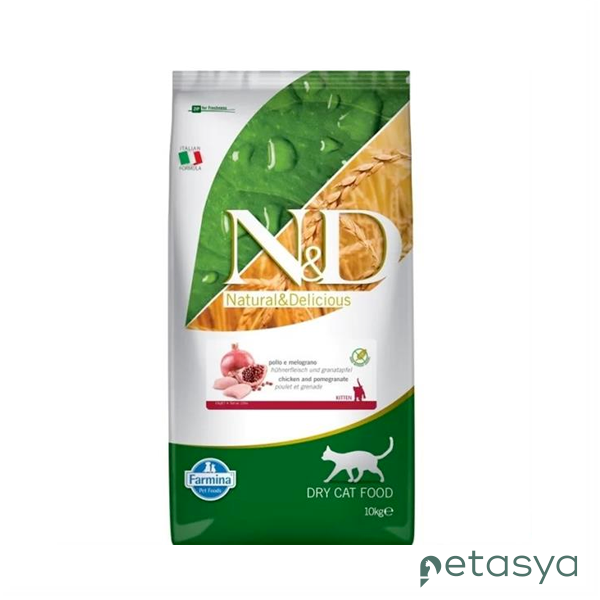 N&D Prime Tavuklu ve Narlı Tahılsız   Yavru Kedi Maması 10 Kg