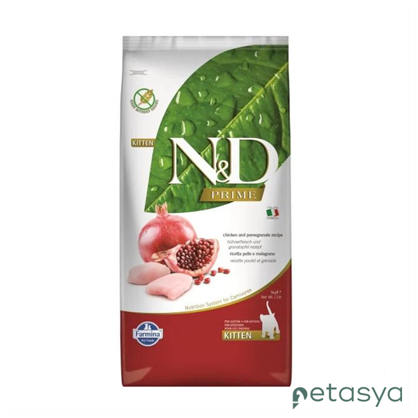 N&D Prime Tavuklu ve Narlı   Tahılsız Yavru Kedi Maması 5 Kg