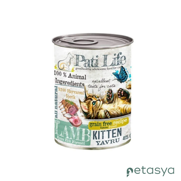 Pati Life Kuzulu Tahılsız  Yavru Kedi Konservesi 415gr