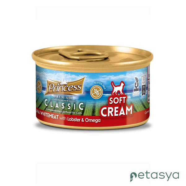 Princess Classic  Beyaz Ton Balıklı ve Istakozlu  Yetişkin Kedi Konservesi 50gr