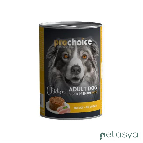 ProChoice Tavuk Etli Şekersiz   Ezme Yetişkin Köpek Konservesi 400 Gr