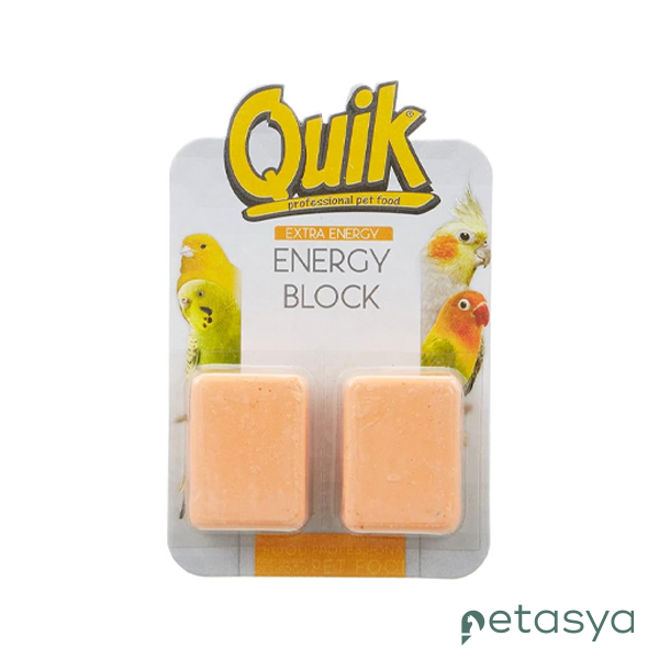 Qui·k Portakallı Muhabbet Kuşu Enerji Bloğu (2li)