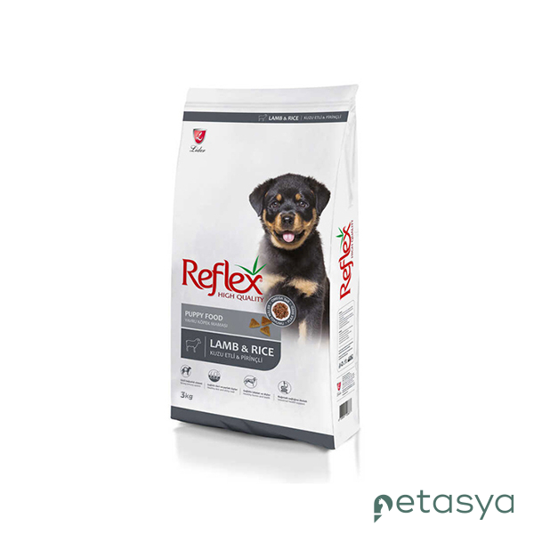 Reflex Kuzu Etli ve Pirinçli   Yavru Köpek Maması 3kg
