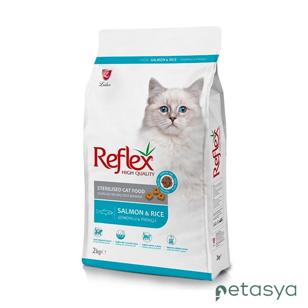 Reflex Somonlu ve Pirinçli Kısırlaştırılmış  Yetişkin Kedi Maması 2kg