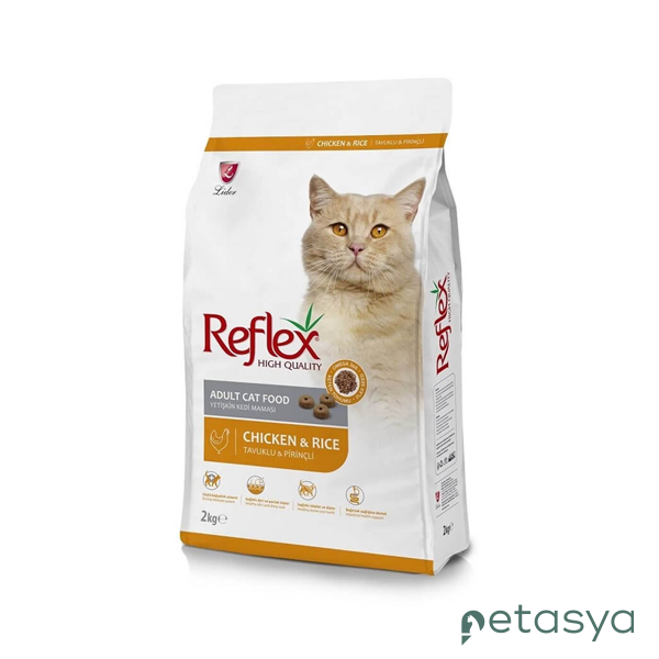 Reflex Tavuklu ve Pirinçli   Yetişkin Kedi Maması 2kg