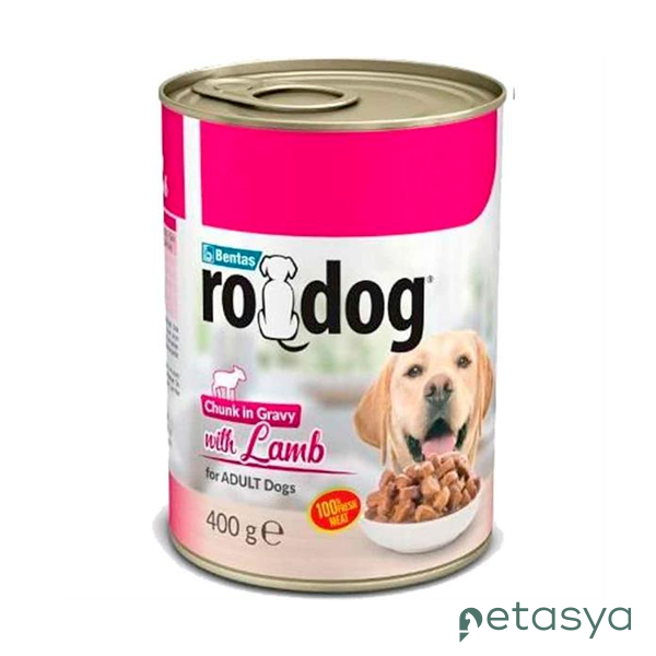 Rocat Sos İçinde Kuzulu  Yetişkin Köpek Konservesi 400gr