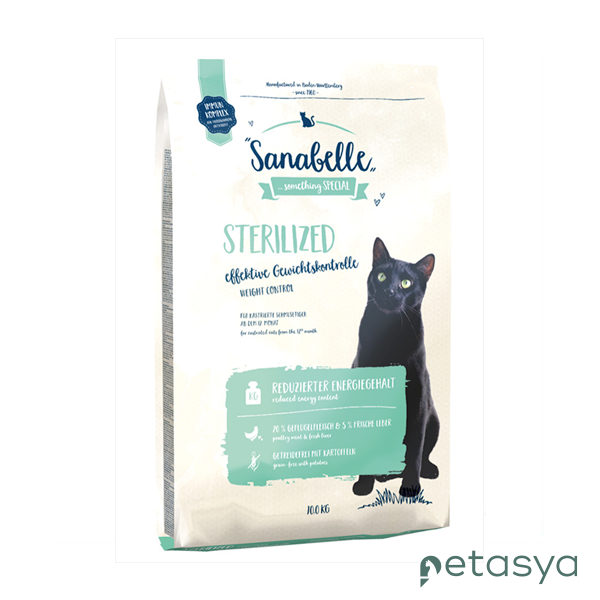 Sanabelle Taze Kümes Hayvanlı   Tahılsız Kısırlaştırılmış Yetişkin Kedi Maması 10 Kg