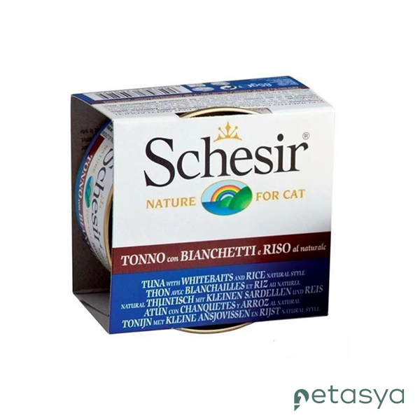 Schesir Suda Pişirilmiş Ringa ve Ton Balıklı  Kedi Konservesi 85gr