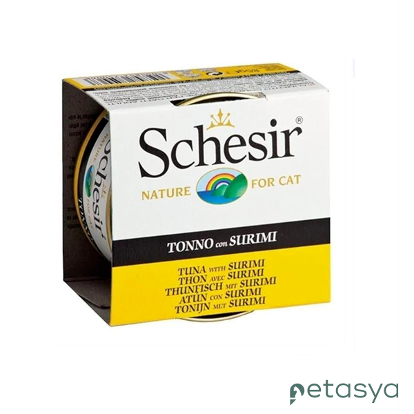 Schesir Ton Balıklı ve Yengeçli  Kedi Konservesi 85gr