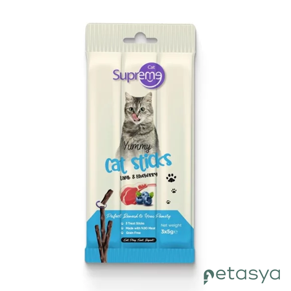 Supreme Sticks Kuzu Etli  Kedi Ödül Çubuğu 5gr (3lü)