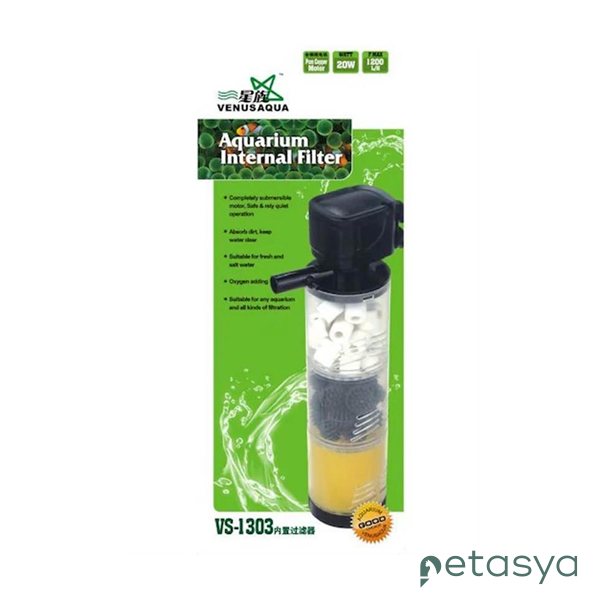 Venus Aqua Akvaryum İç Filtre VS1303 1200 L/S 20W