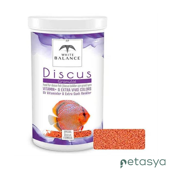 White Balance Discus Granules  Balık Yemi 1000ml