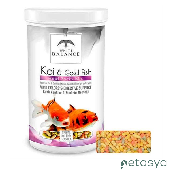 White Balance Koi&Gold Fish Balık Yemi250ml