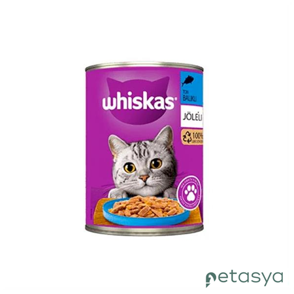 Whiskas Jöle İçinde Ton Balıklı  Yetişkin Kedi Konservesi 400gr