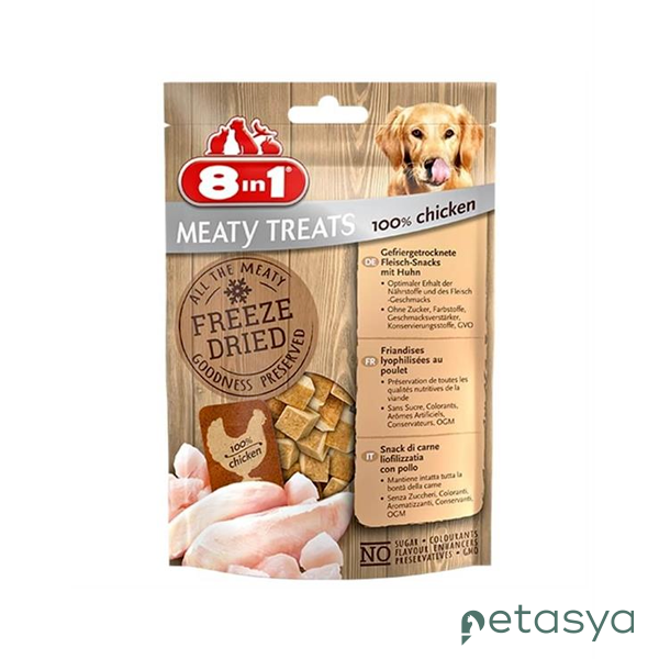 8in1  Freeze Dried Tavuklu Köpek Ödülü 50 Gr
