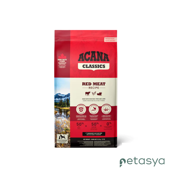 Acana Classics Classic Red Kuzulu ve Sığırlı Düşük  Tahıllı Köpek Maması 14,5kg