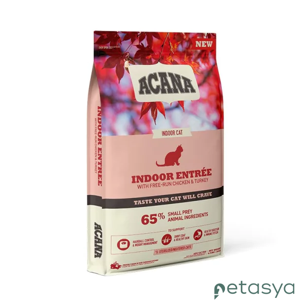 Acana Indoor Entree Hairball Control Tavuklu ve  Hindili Kısırlaştırılmış Kedi Maması 4,5kg