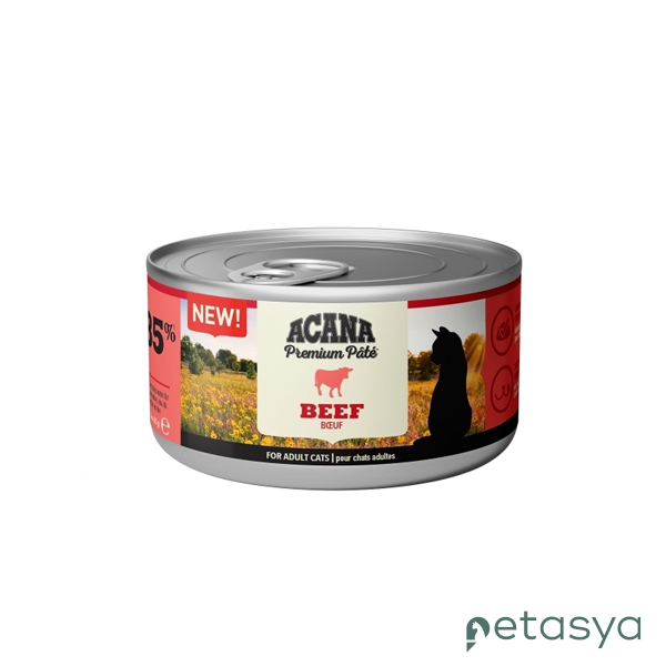 Acana Premium Pate Sığır Etli Ezme  Yetişkin Kedi Konservesi 85gr