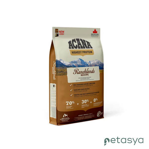 Acana Ranchlands Sığır Etli Tahılsız   Yetişkin Köpek Maması 2kg