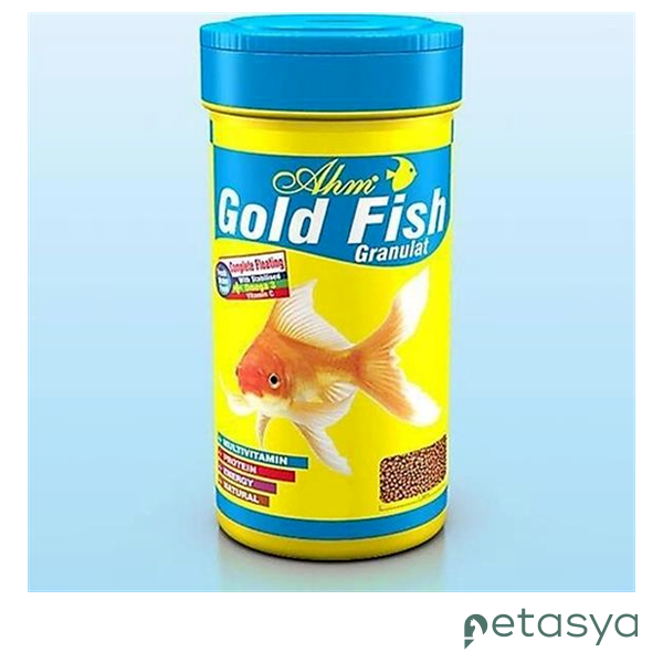 Ahm Goldi Mix Granulat Balık Yemi 250 ml