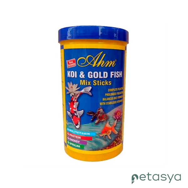 Ahm Koi & Gold Fish Mix Sticks Balık Yemi 1000ml