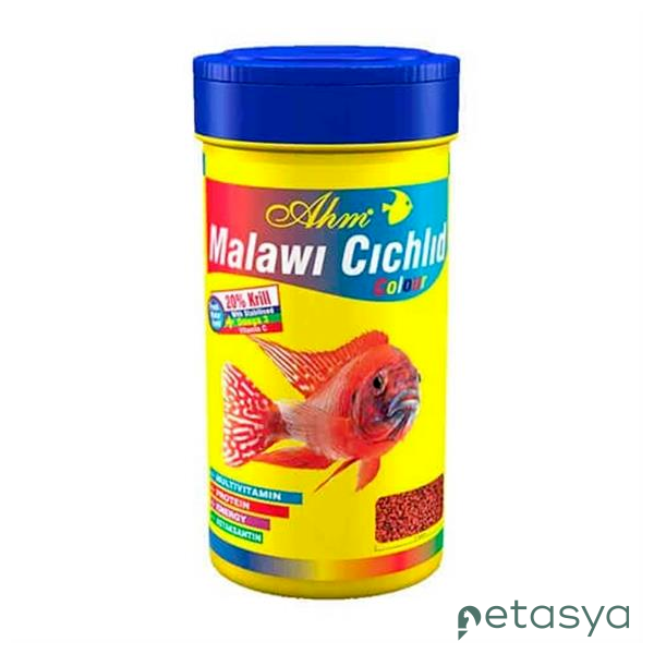 AHM Malawi Cichlid Colour Granulat Balık Yemi250ml