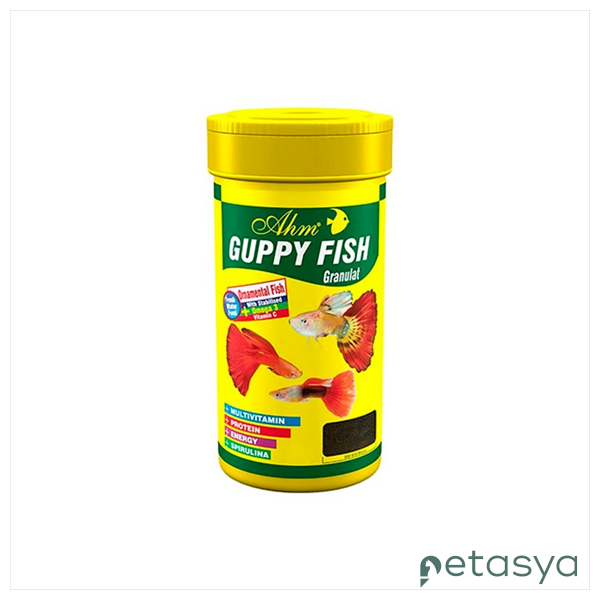 Ahm Marin Guppy Granul Food Lepistes Yemi 250ml