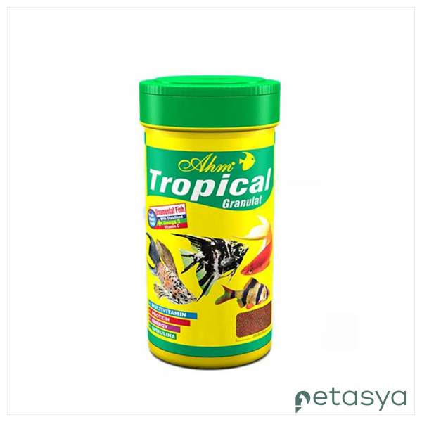 Ahm Tropical Granulat Balık Yemi 100ml