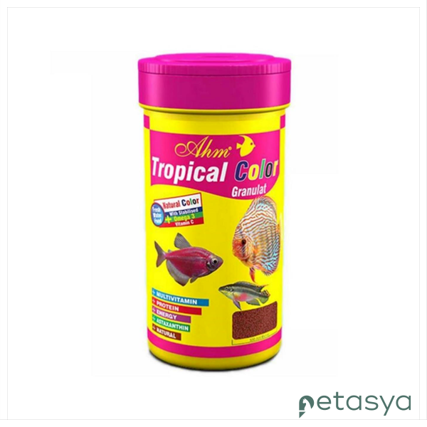 Ahm Tropical Granulat Balık Yemi 250ml