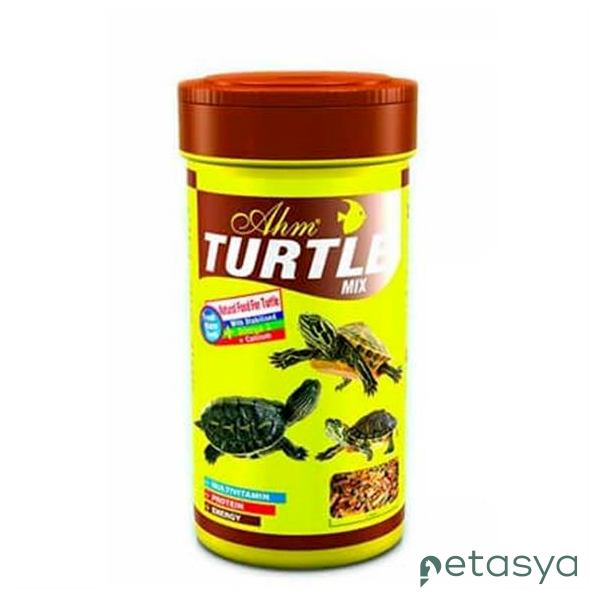 Ahm Turtle Mix Gammaruslu Stick   Kaplumbağa Yemi 100 ml