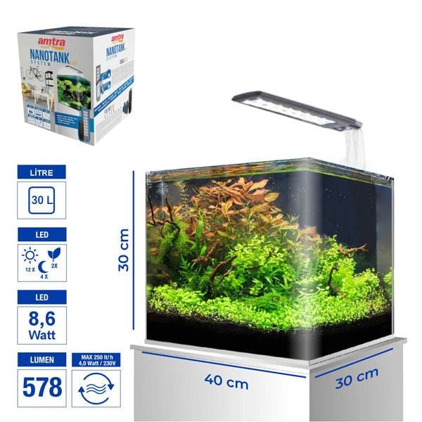 Amtra Nano Tank 30 Set 40x30x30 cm 30 Lt