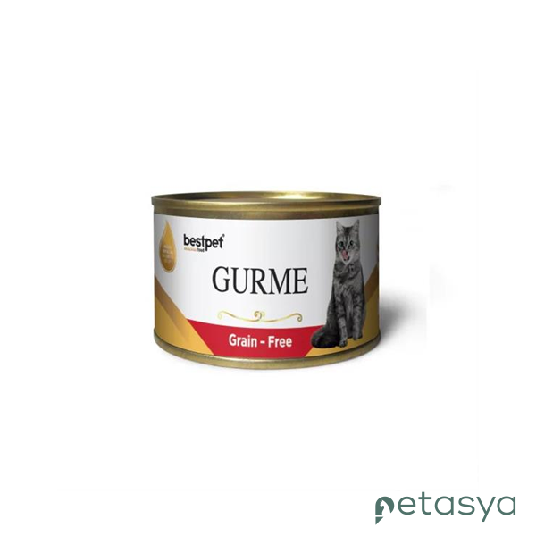 BestPet Gurme Jöle İçinde Sığırlı   Tahılsız Yetişkin Kedi Konservesi 100 Gr
