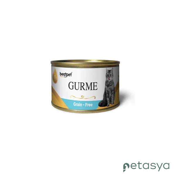 BestPet Gurme Jöle İçinde Ton Balıklı ve Hamsili  Tahılsız Yetişkin Kedi Konservesi 100 Gr
