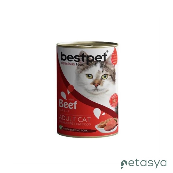 BestPet Sığır Etli Yetişkin Kedi Konservesi 400 Gr