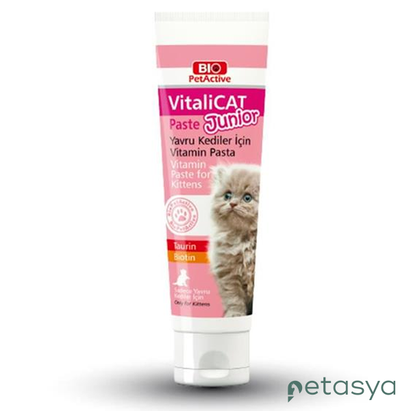 Bio PetActive Vitalicat Yavru Kediler İçin   Multi Vitamin Kedi Macunu 100ml