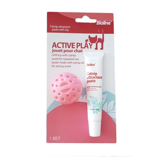 Bioline Catnip Kremli Plastik Top Oyuncak