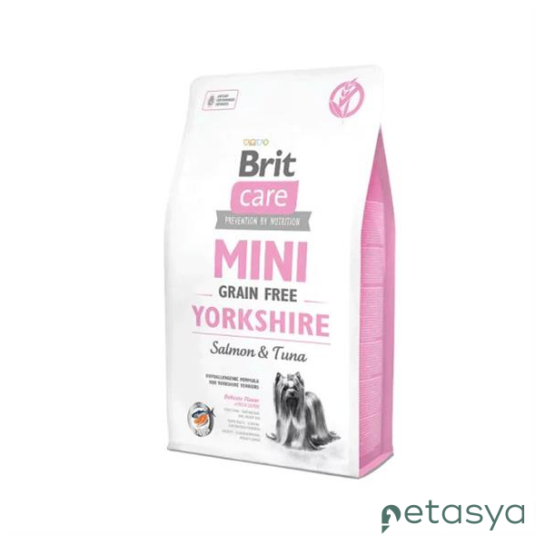 Brit Care Mini Yorkshire Somonlu   Tahılsız Köpek Maması 2 Kg