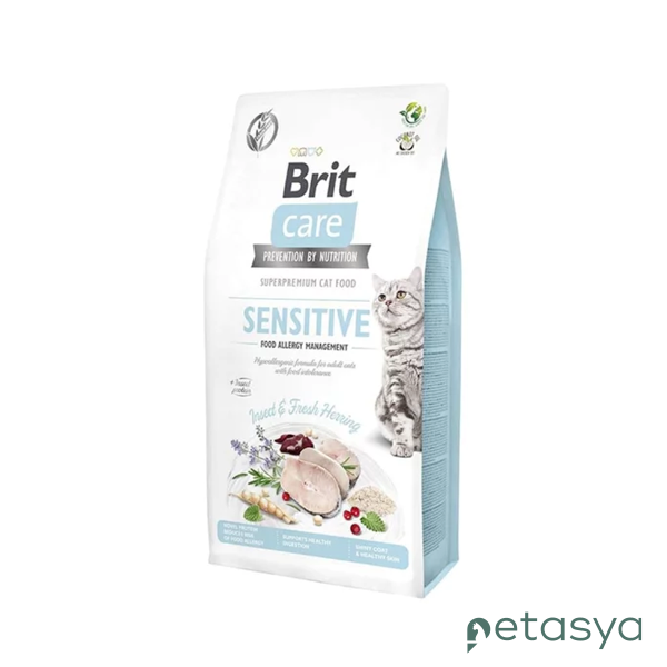 Brit Care Sensitive Hypo-Allergenic  Böcek Proteinli Tahılsız Yetişkin Kedi Maması 2 Kg