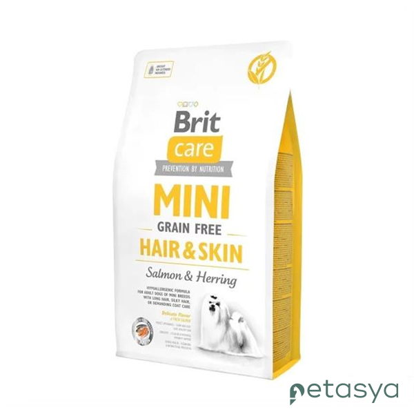 Brit Care Somonlu ve Ringa Balıklı Mini  Tahılsız Yetişkin Köpek Maması 7 Kg