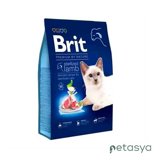 Brit Premium By Nature Kuzulu  Kısırlaştırılmış Yetişkin Kedi Maması 8 Kg